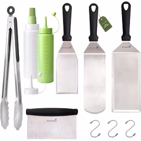 Anmarko, juego de accesorios para plancha con pinzas y botellas