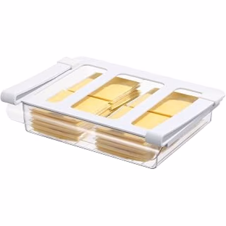 Cajón organizador poco profundo para refrigerador, 8.66 pulgadas de ancho