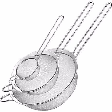 Cuisinart, juego de tres coladores de malla de acero inoxidable