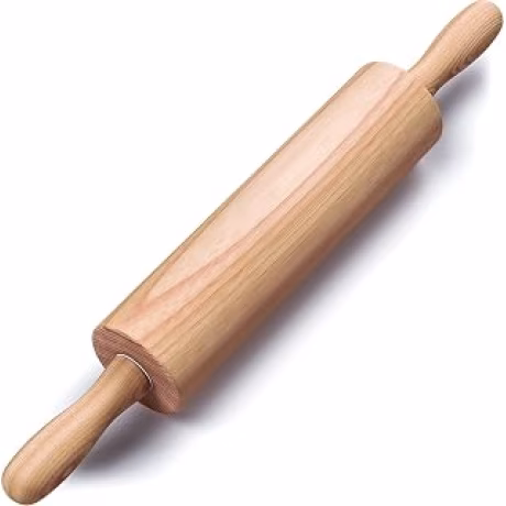 HELFERX, rodillo de madera de haya con asas