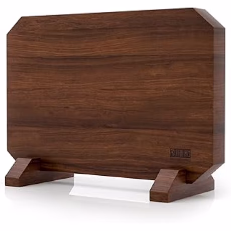 HOSHANHO, bloque magnético de doble cara de madera de acacia para cuchillos