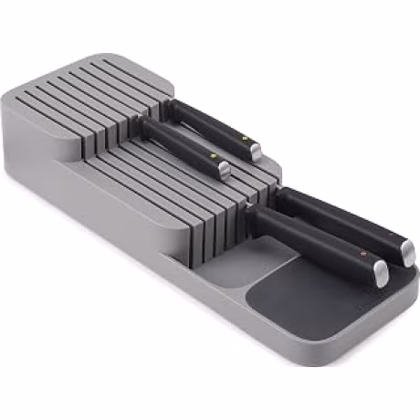 Joseph Joseph DrawerStore — Organizador compacto gris para nueve cuchillos