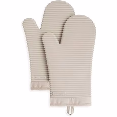 KitchenAid, dos guantes de horno de silicona acanalada