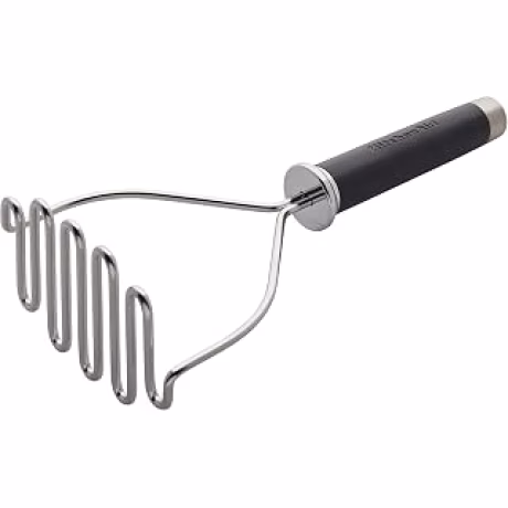 KitchenAid Gourmet, machacador de patatas de alambre de acero inoxidable con mango ABS