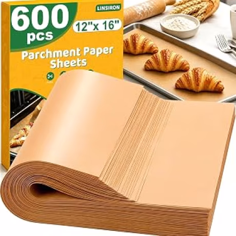 LINSIRON, 600 hojas de papel para hornear de 12 x 16 pulgadas