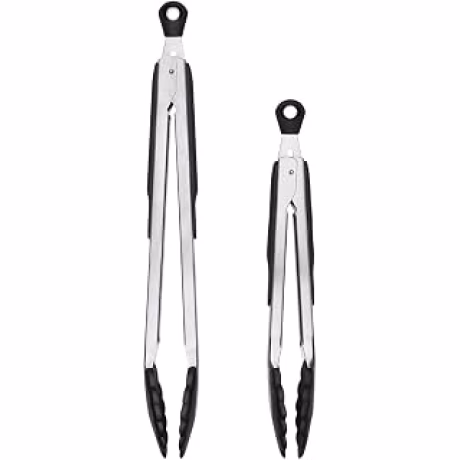 OXO Good Grips, dos pinzas de cocina con cabezales de nailon