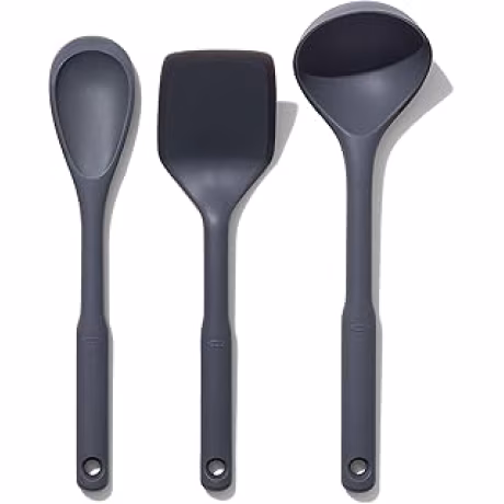 OXO Good Grips, tres utensilios de cocina de silicona