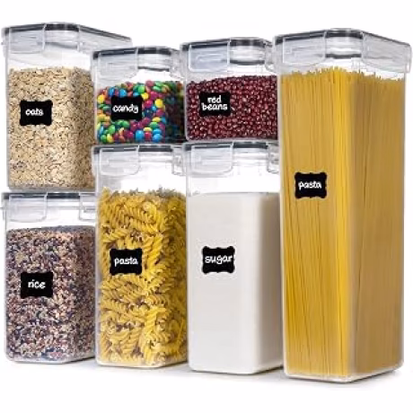 PANTRYSTAR siete recipientes herméticos para alimentos